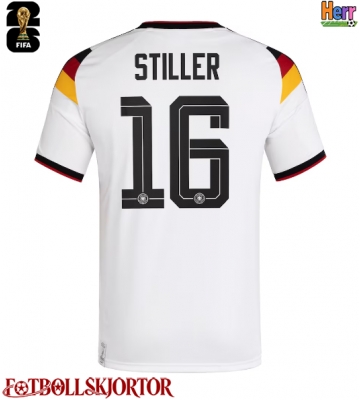Tyskland Angelo Stiller #16 Hemmatröja VM 2026 Kortärmad